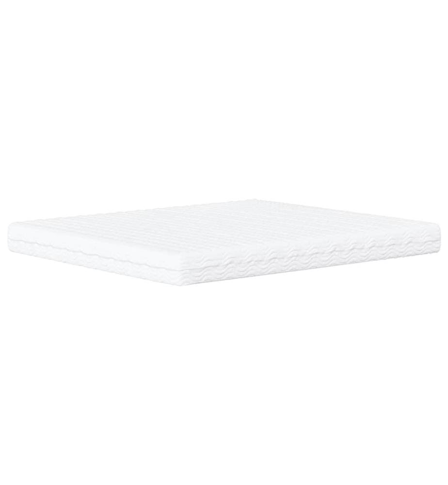 Matelas en mousse blanc 200x210 cm dureté H2 H3