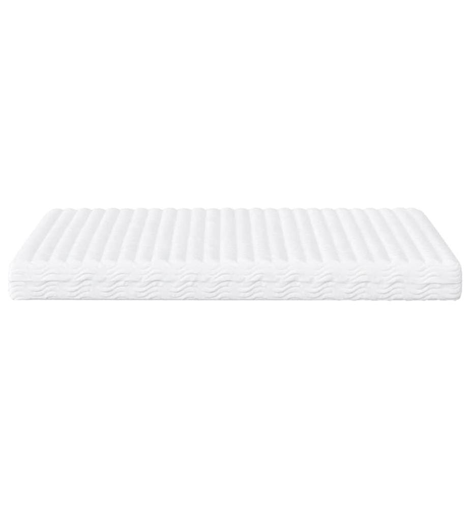 Matelas en mousse blanc 200x210 cm dureté H2 H3