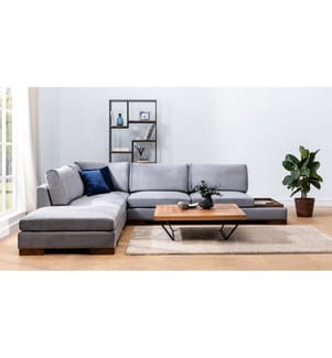 Tulip Corner Sofa - Dark Grey