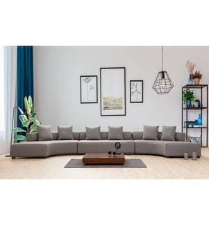 Gondol Corner Sofa - Grey