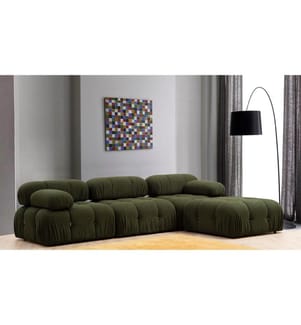 Bubble Corner Sofa - Green