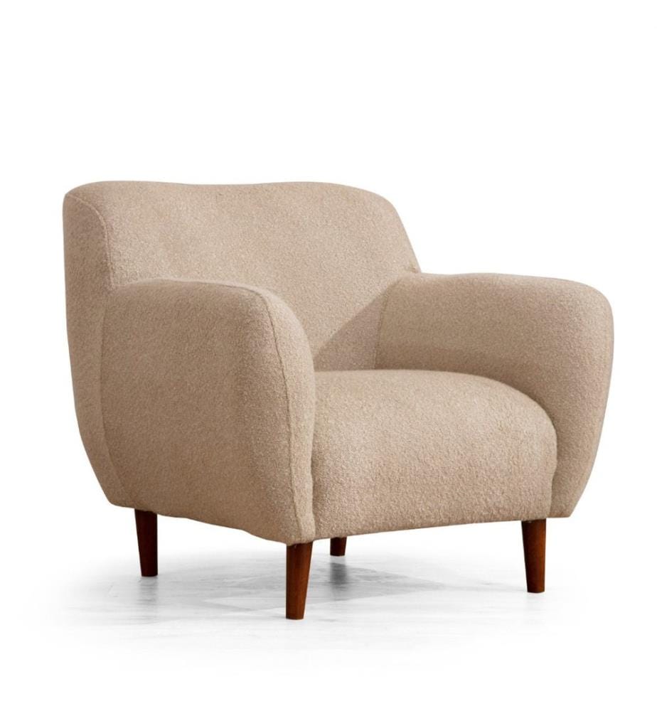 Napoli Wing Chair - Cappuccino