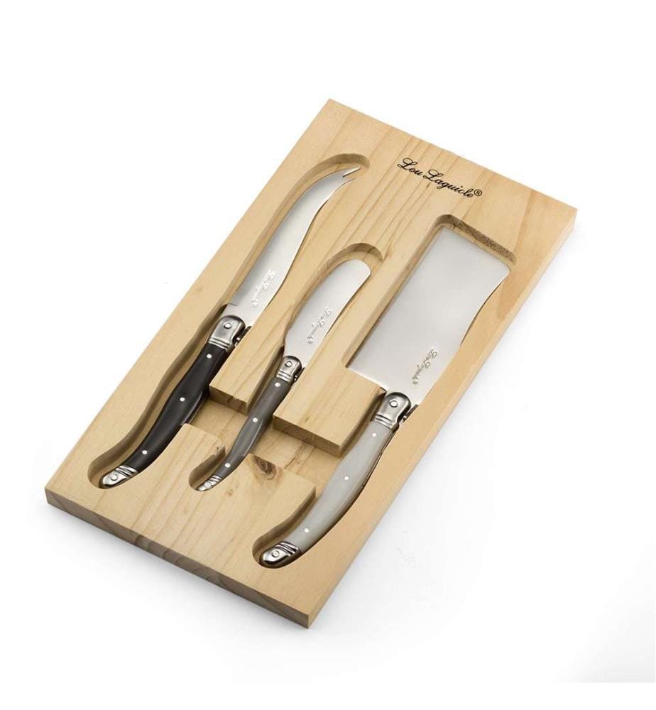 Set mit 3 Käsebestecken