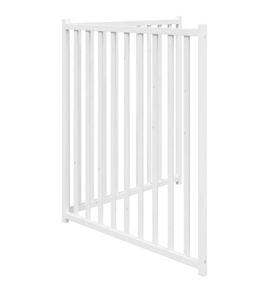 Barrière pour chien pliable 2 panneaux 160 cm bois sapin massif