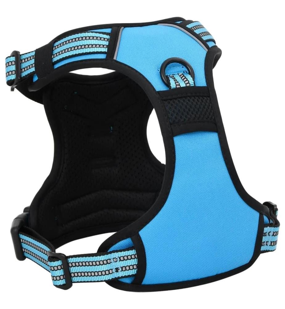 Hundegeschirr Reflektierend Verstellbar Blau M