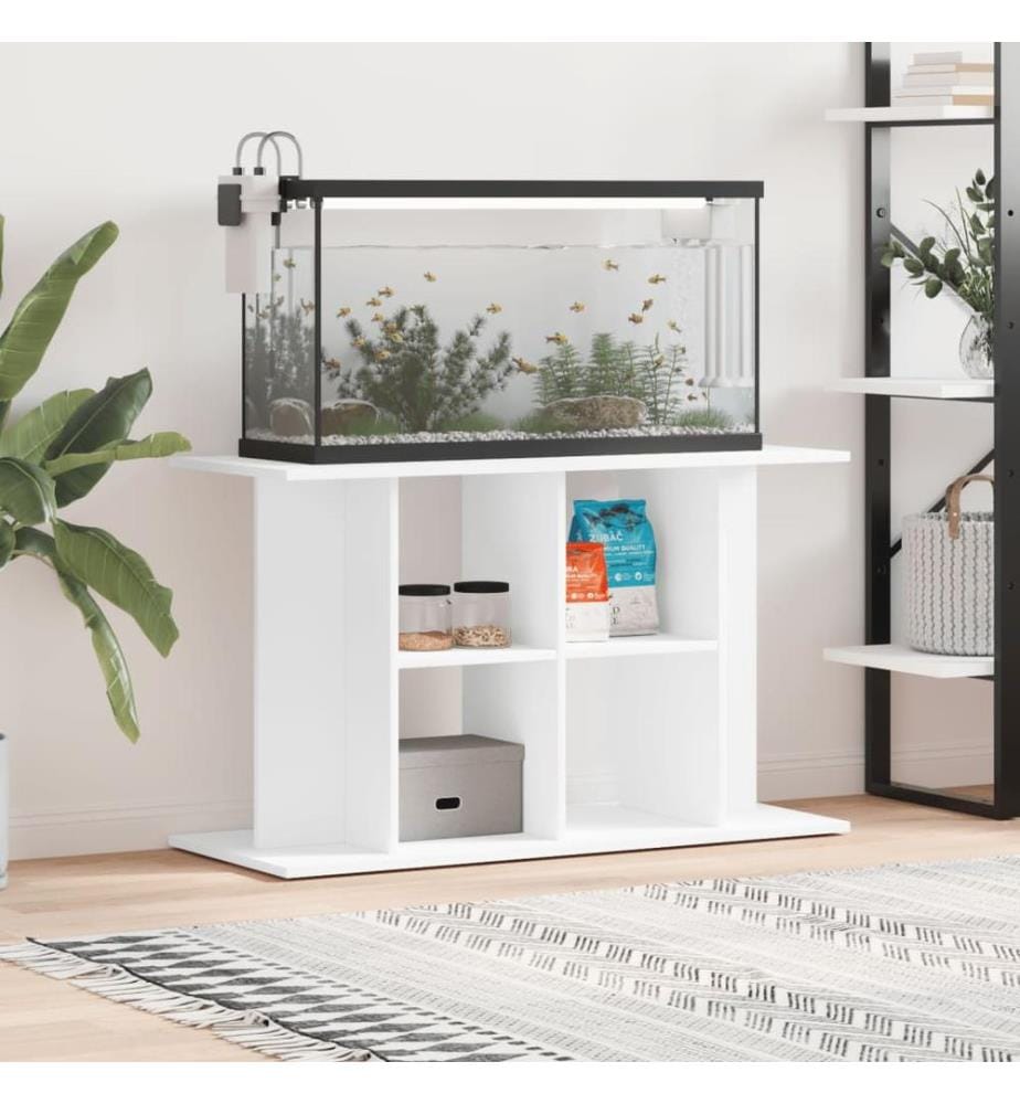 Aquariumständer Weiss 100x40x60 cm Holzwerkstoff