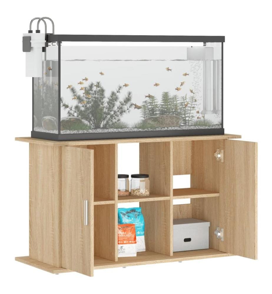 Aquariumständer Sonoma-Eiche 101 x 41 x 58 cm Holzwerkstoff