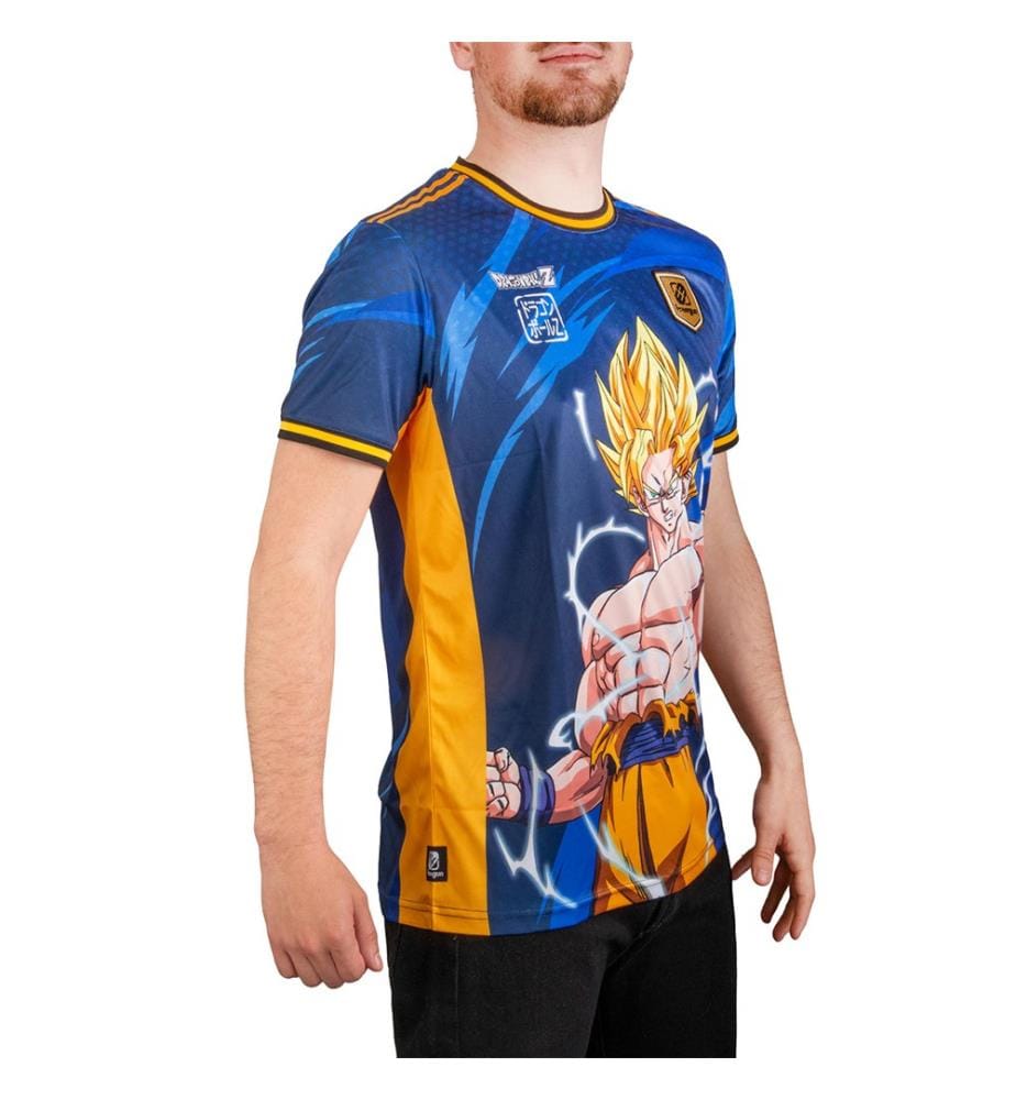 Maglietta Dragon Ball Z Goku - Blu e arancione