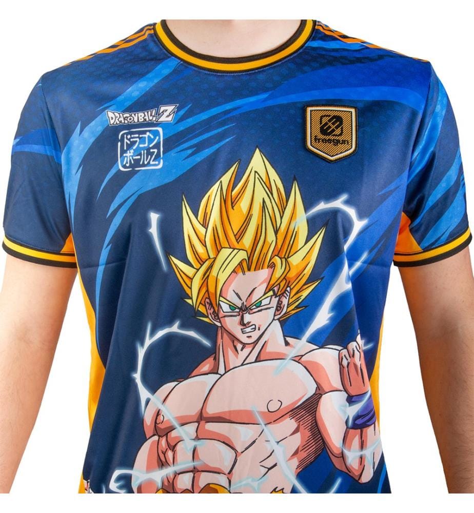 Maglietta Dragon Ball Z Goku - Blu e arancione