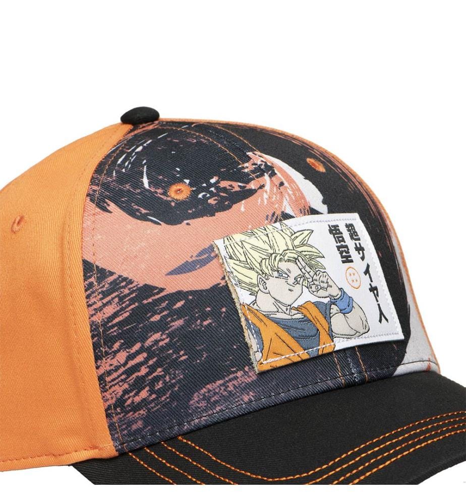 Dragon Ball Z Goku Baseballkappe - Schwarz, Orange