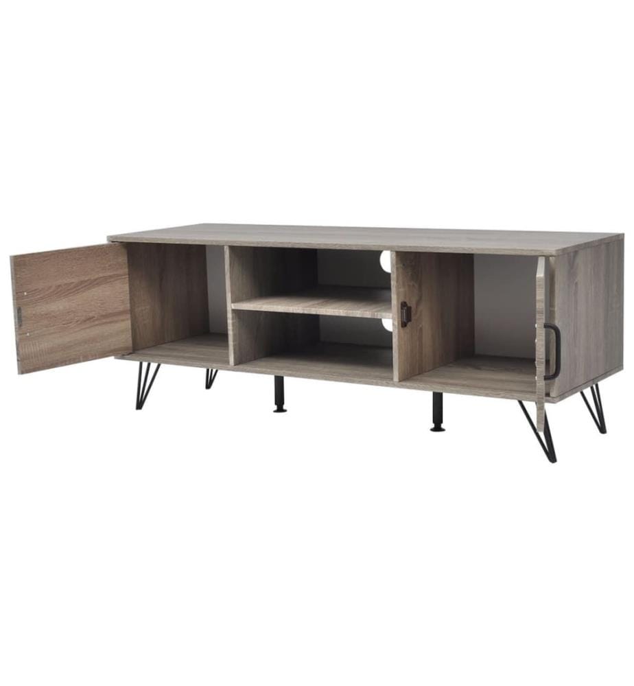 Meuble TV 120x40x45 cm Gris
