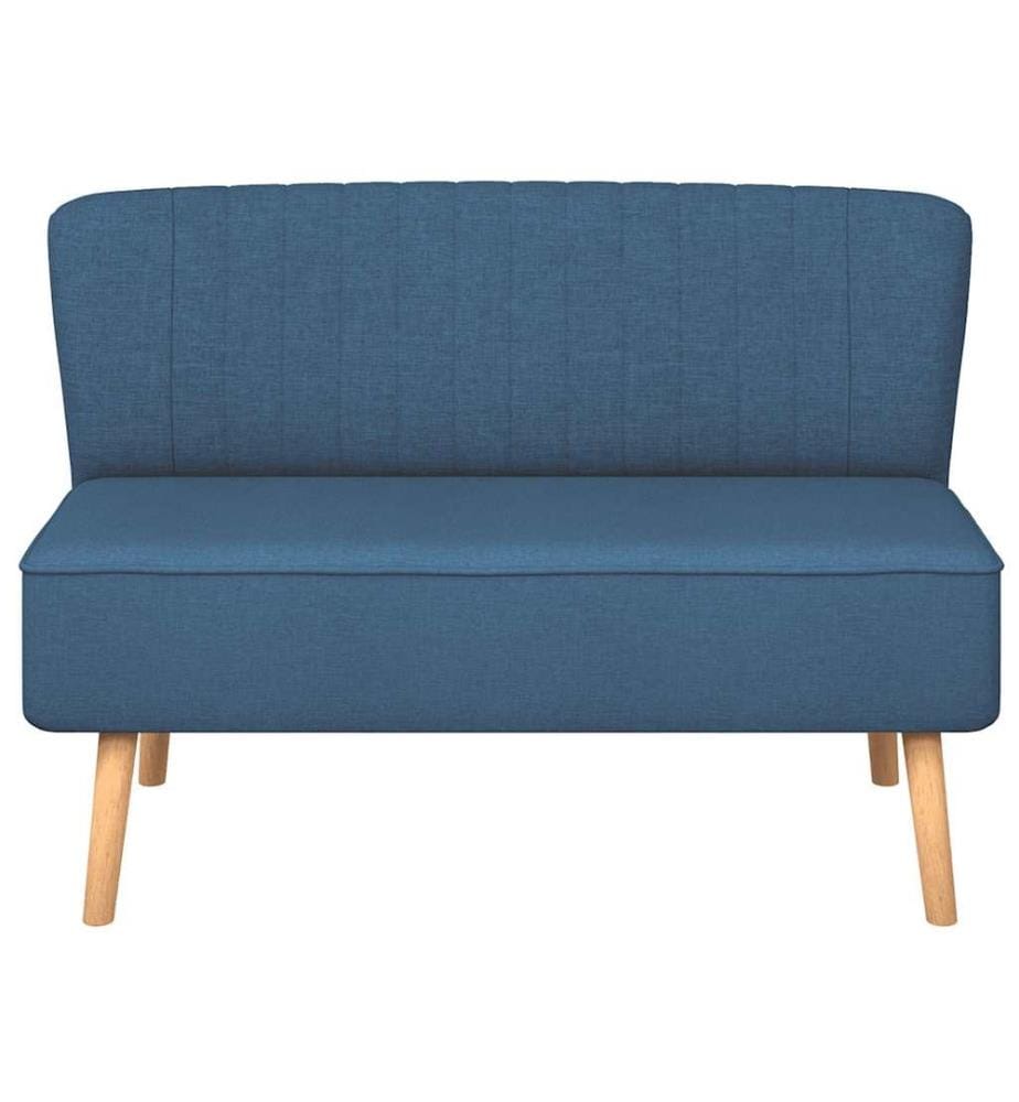 Sofa Stoff 117x55,5x77 cm Blau