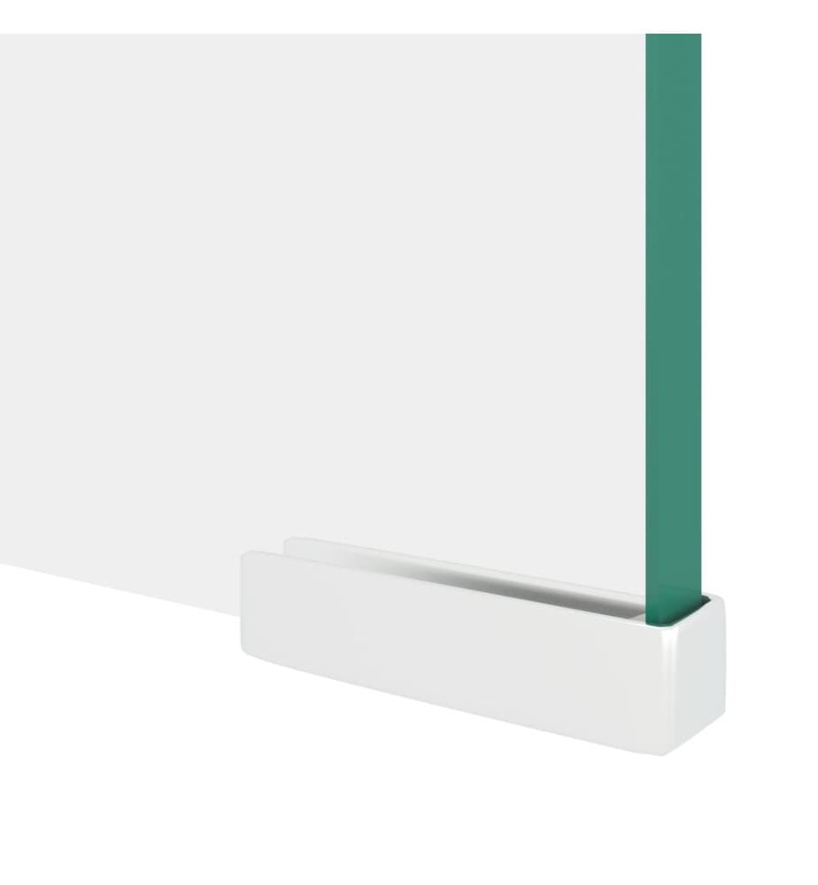 TV-Tisch/Bildschirmerhöhung Glas Transparent 110x30x13 cm