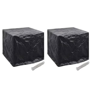 Wassertank-Abdeckungen 2 Stk. 8 Ösen 116x100x120 cm