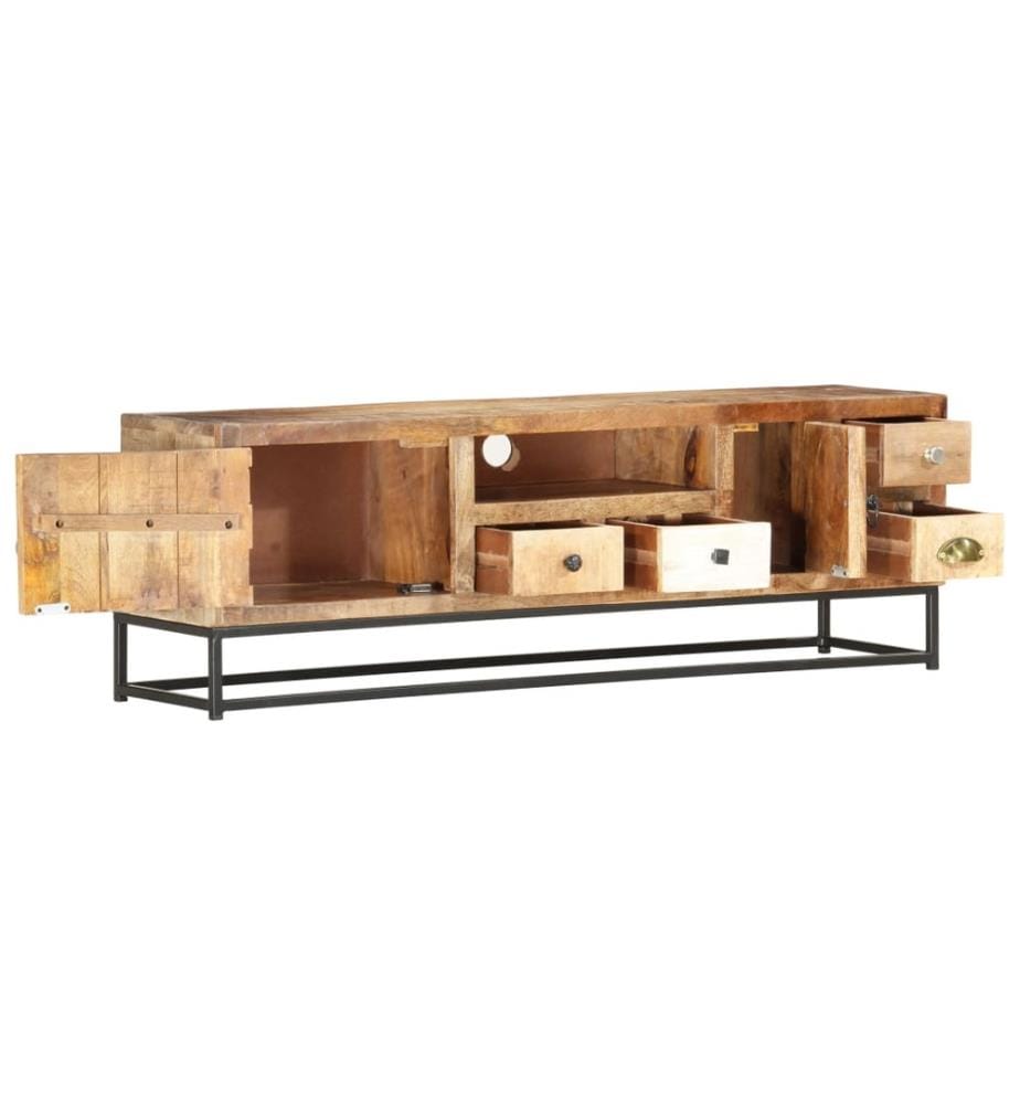 TV-Schrank 120x30x40 cm Altholz Massiv