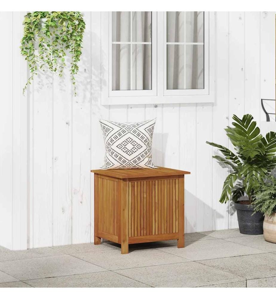 Garten-Aufbewahrungsbox 60x50x58 cm Massivholz Akazie