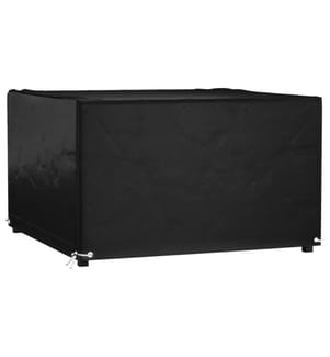 Gartenmöbel-Abdeckung 8 Ösen 132x132x80 cm Quadratisch