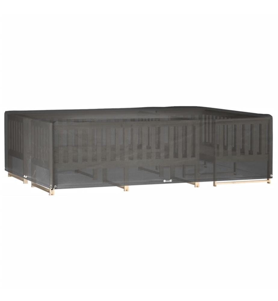 Housse de salon de jardin 16 oeillets 300x200x75cm rectangulaire