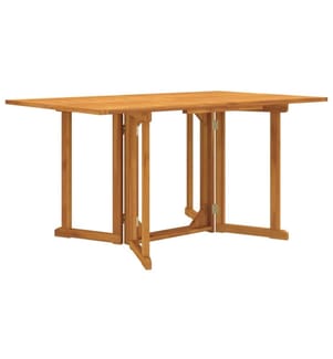 Garten-Klapptisch Butterfly 150x90x75 cm Massivholz Teak
