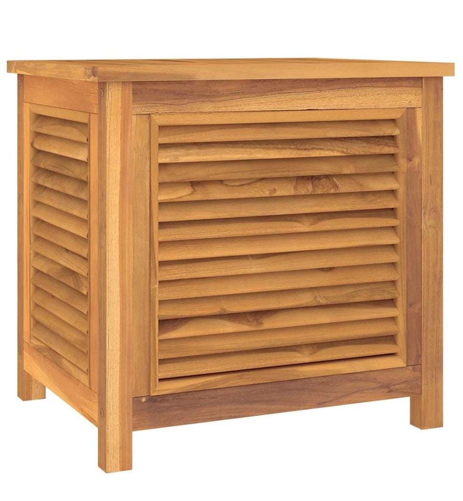 Gartenbox mit Beutel 60x50x58 cm Massivholz Teak