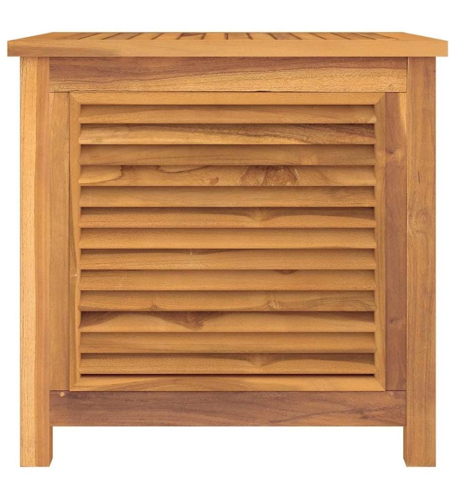 Gartenbox mit Beutel 60x50x58 cm Massivholz Teak