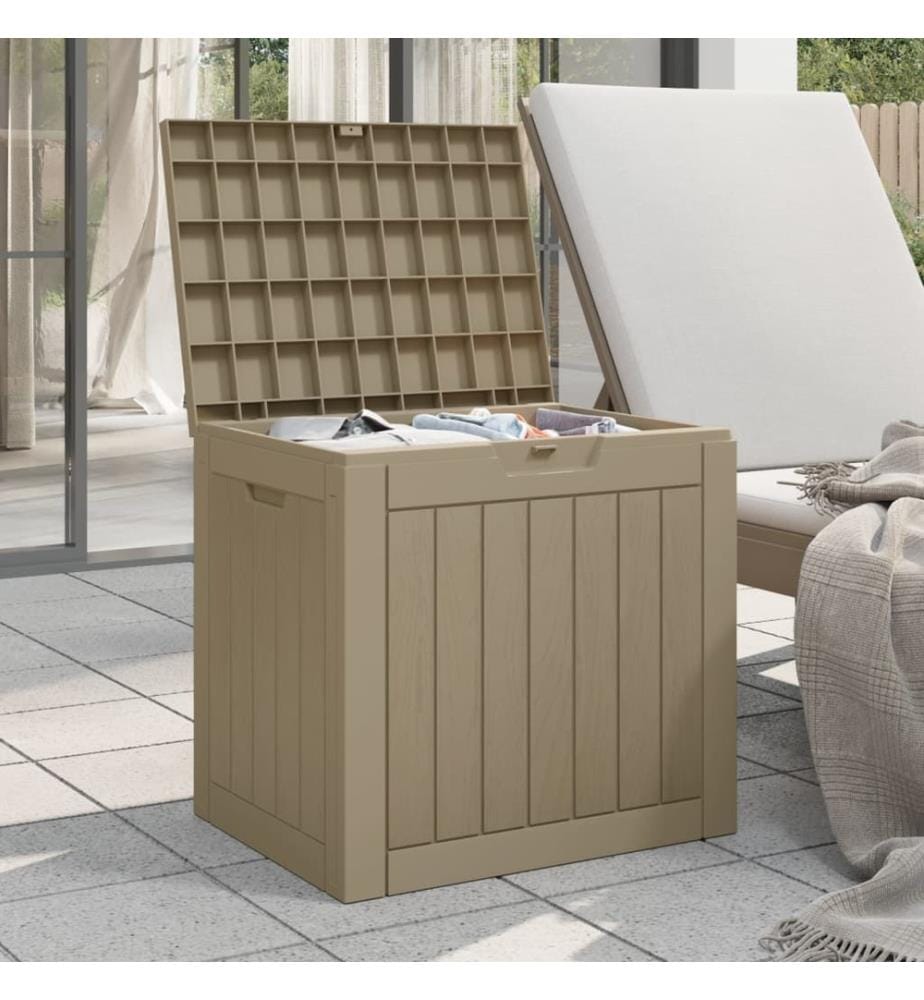 Gartenbox Grau 55,5x43x53 cm Polypropylen