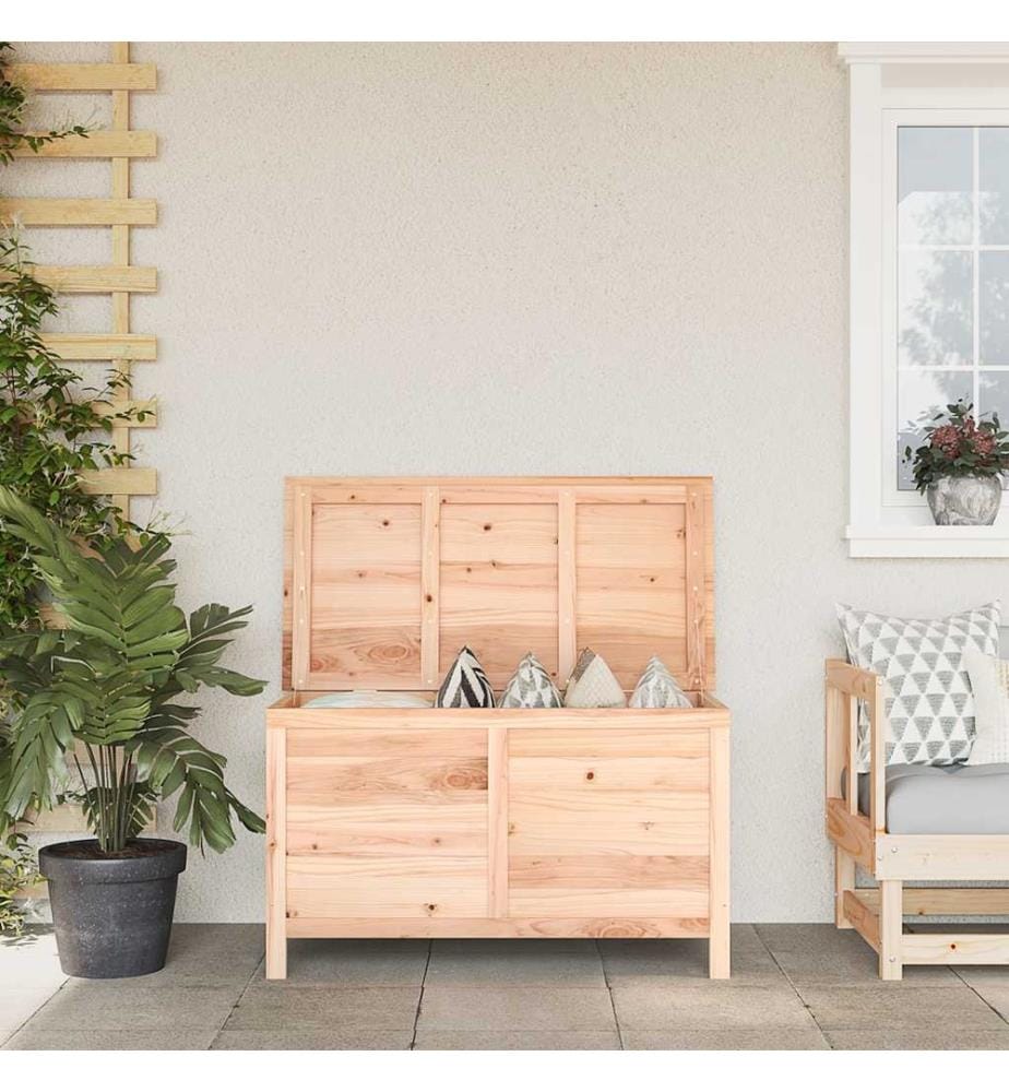 Gartentruhe 99x50x56,5 cm Massivholz Tanne
