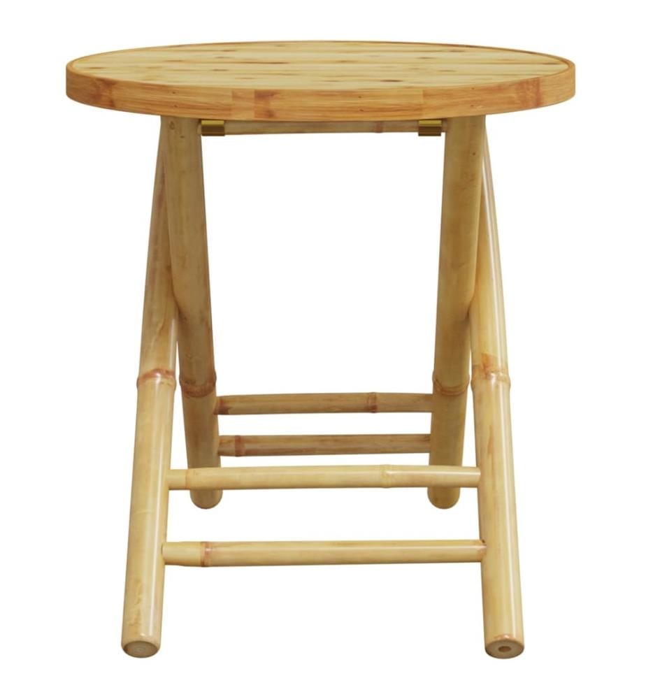 Gartentisch Klappbar Ø45x45 cm Bambus