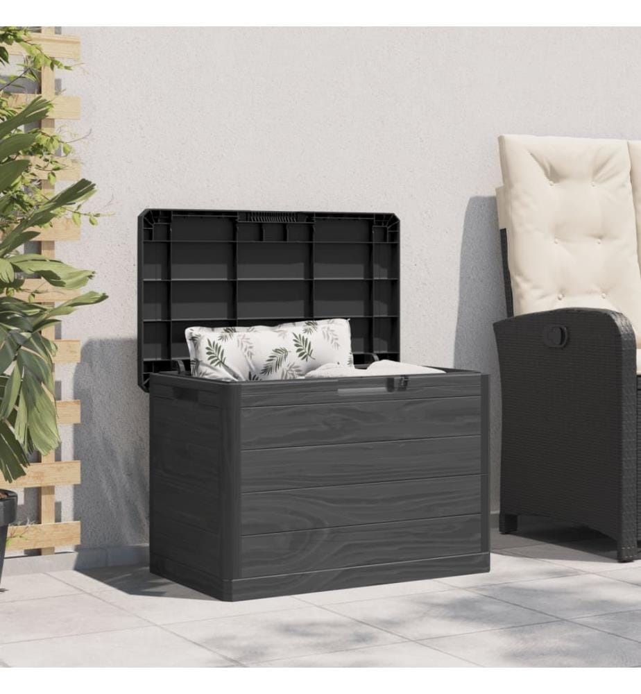 Outdoor-Kissenbox Anthrazit 77,5x44,5x53 cm Polypropylen