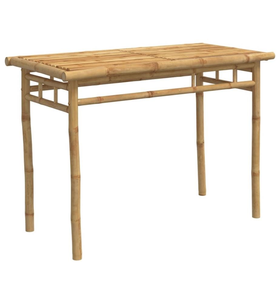 Table à manger de jardin 110x55x75 cm bambou