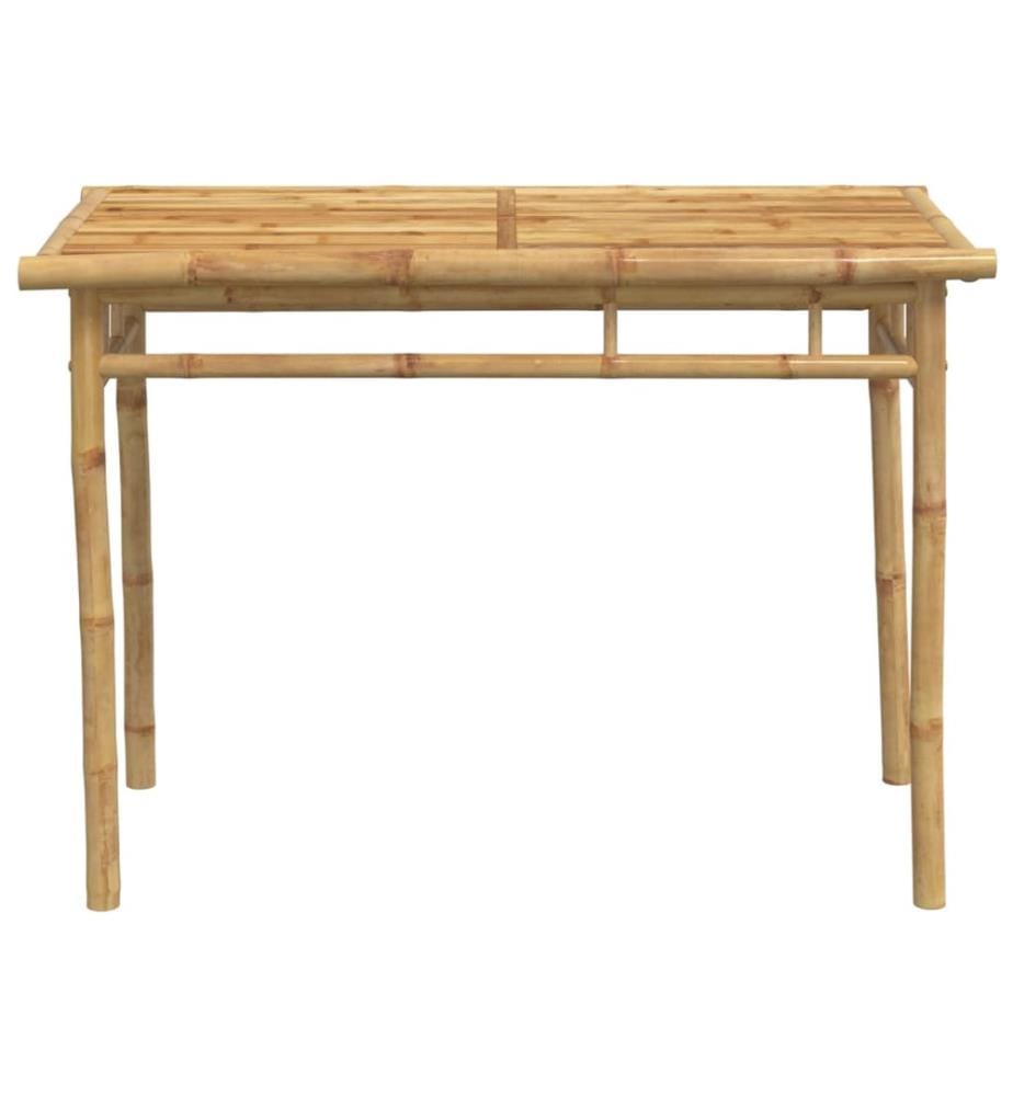 Table à manger de jardin 110x55x75 cm bambou