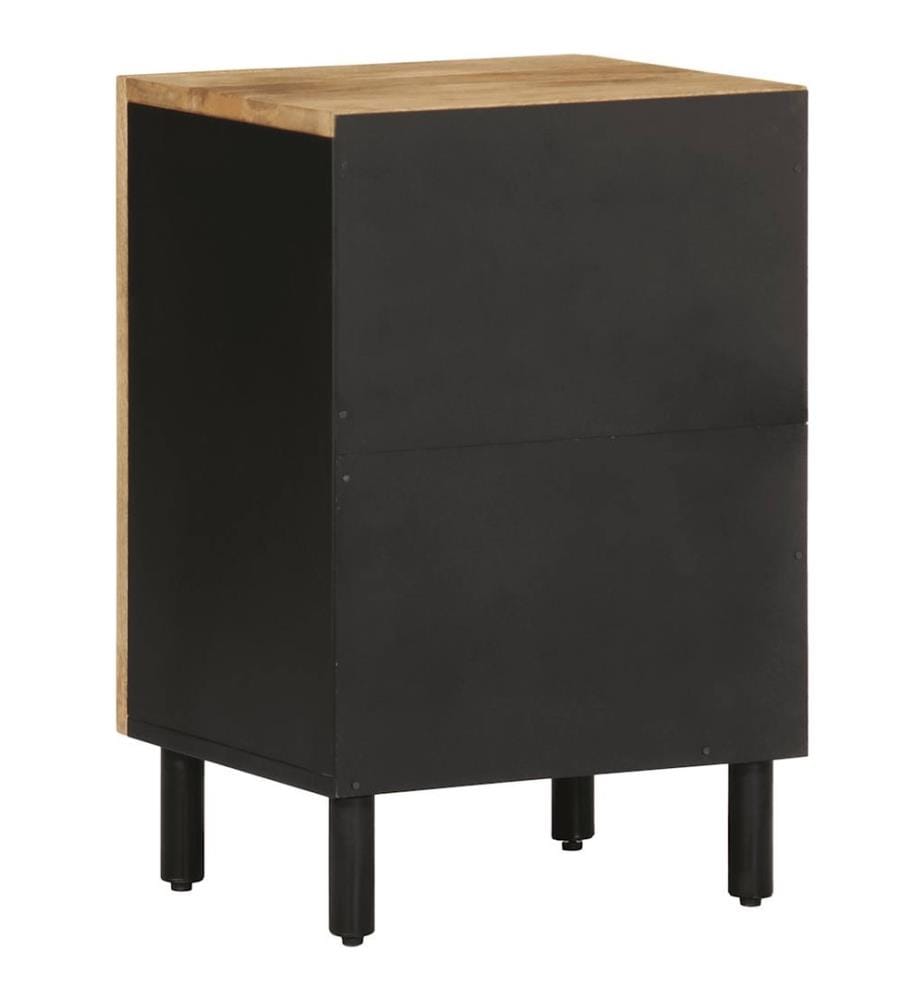 Armoire de salle de bain 38x33,5x58 cm bois massif de manguier