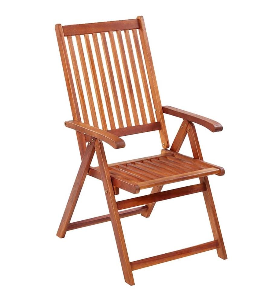 Gartenstühle 2 Stk. Klappbar Akazie Massivholz Braun