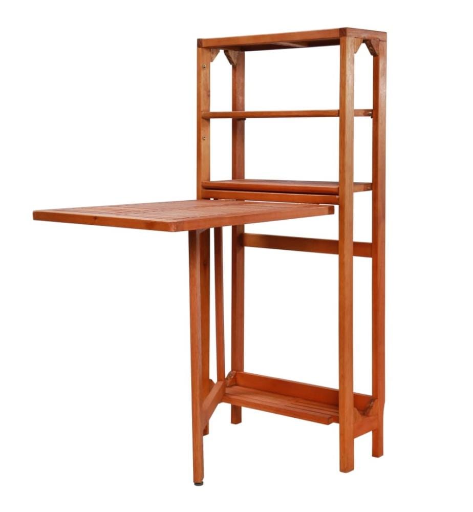 Mobilier de bistro pliable 3 pcs Bois d'acacia solide