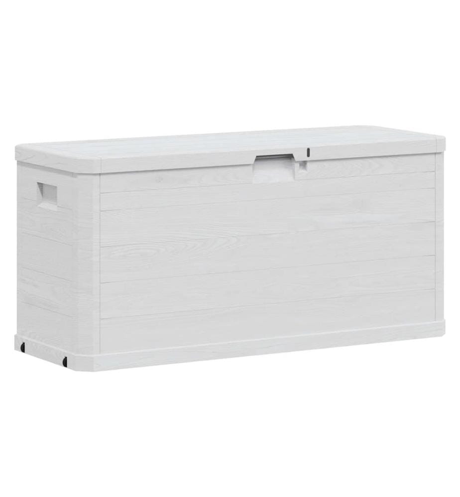 Boîte de rangement de jardin 280 L Gris clair