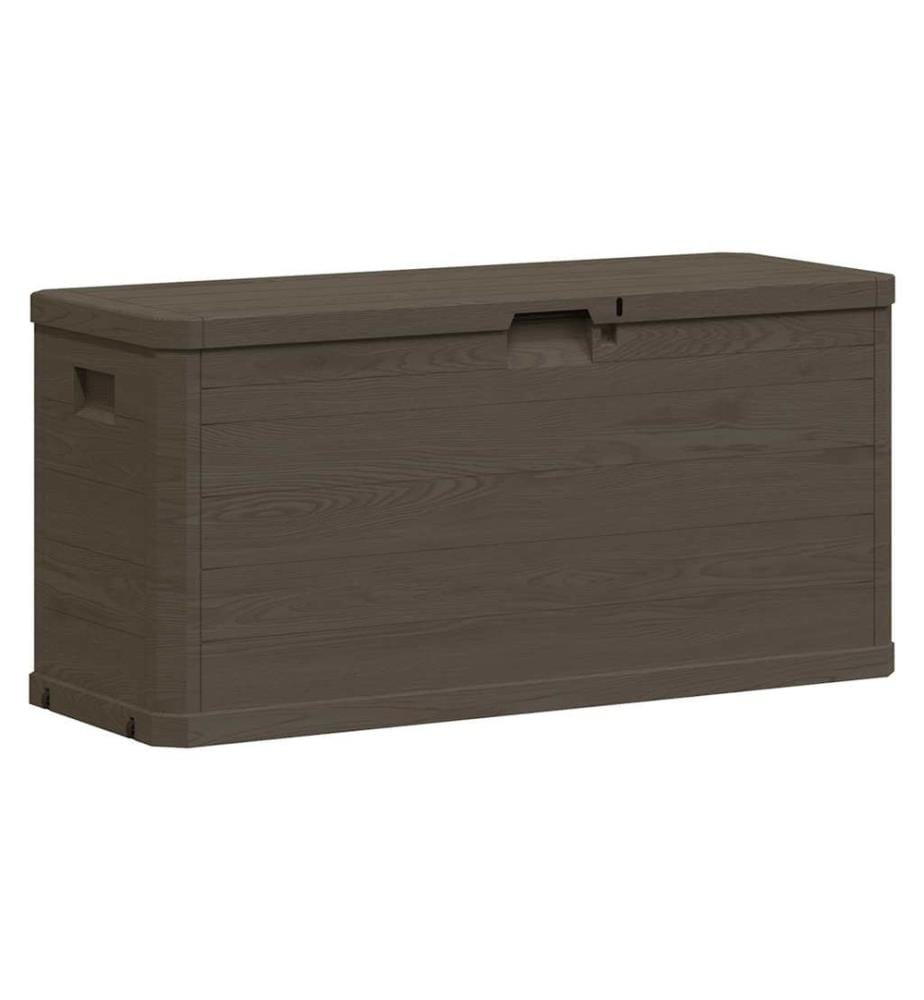 Boîte de rangement de jardin 280 L Marron