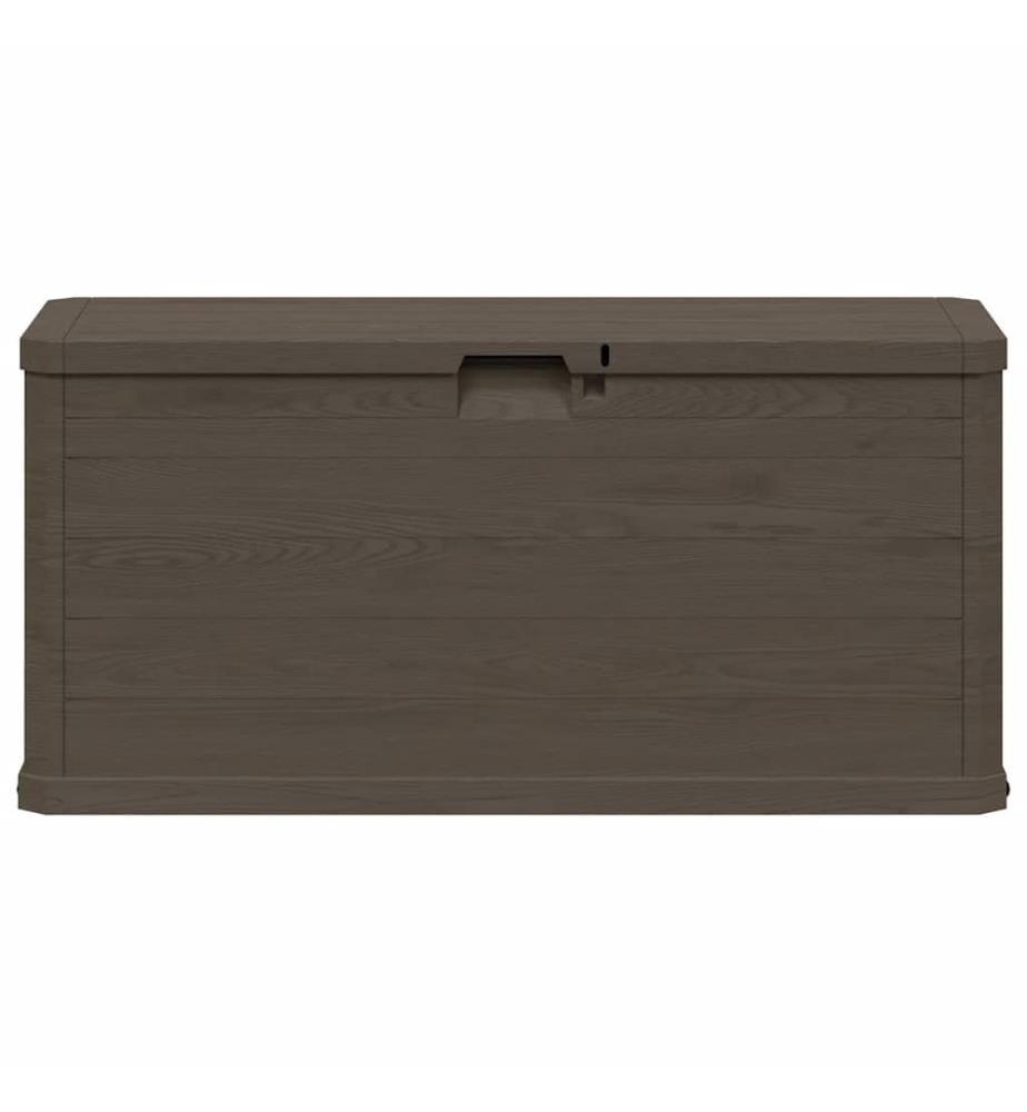 Boîte de rangement de jardin 280 L Marron