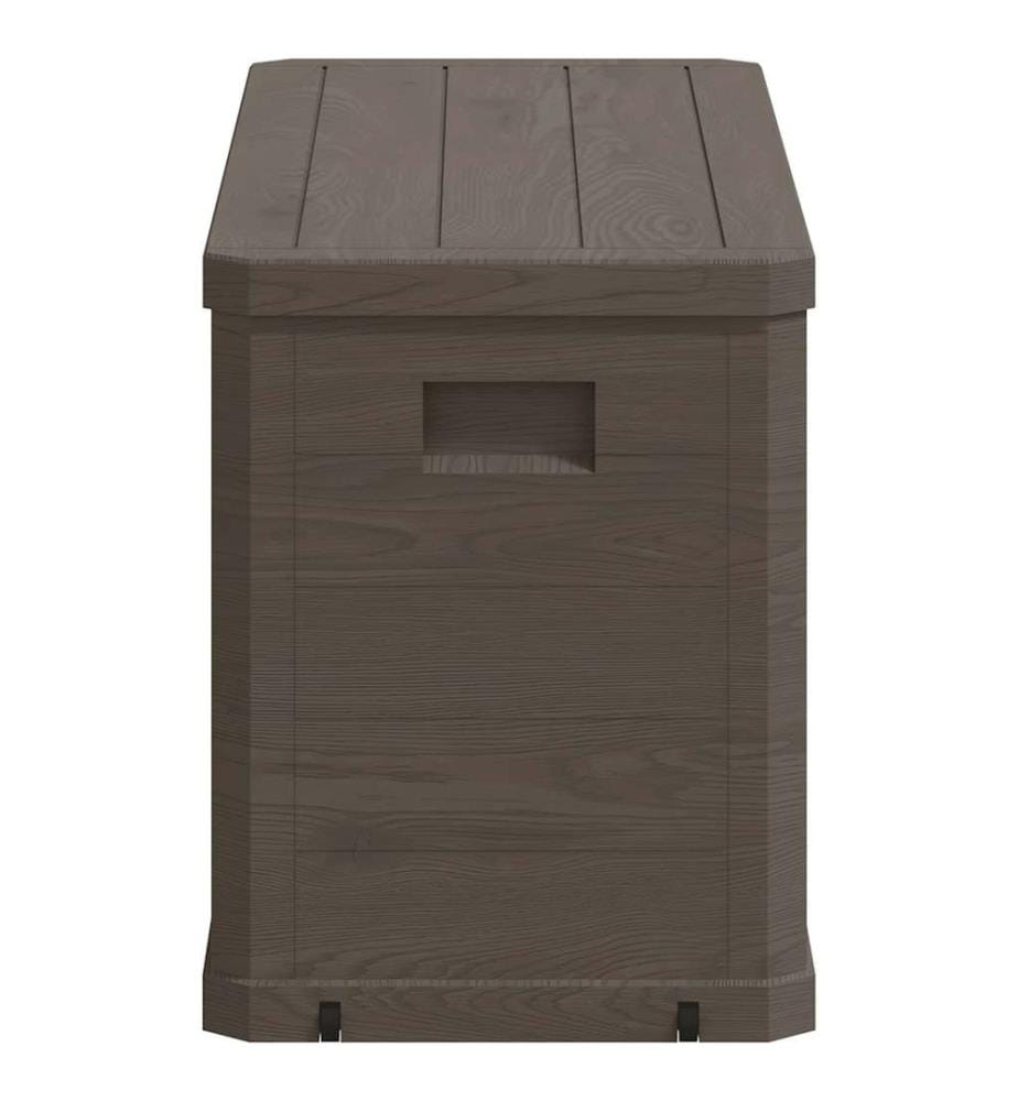 Boîte de rangement de jardin 280 L Marron
