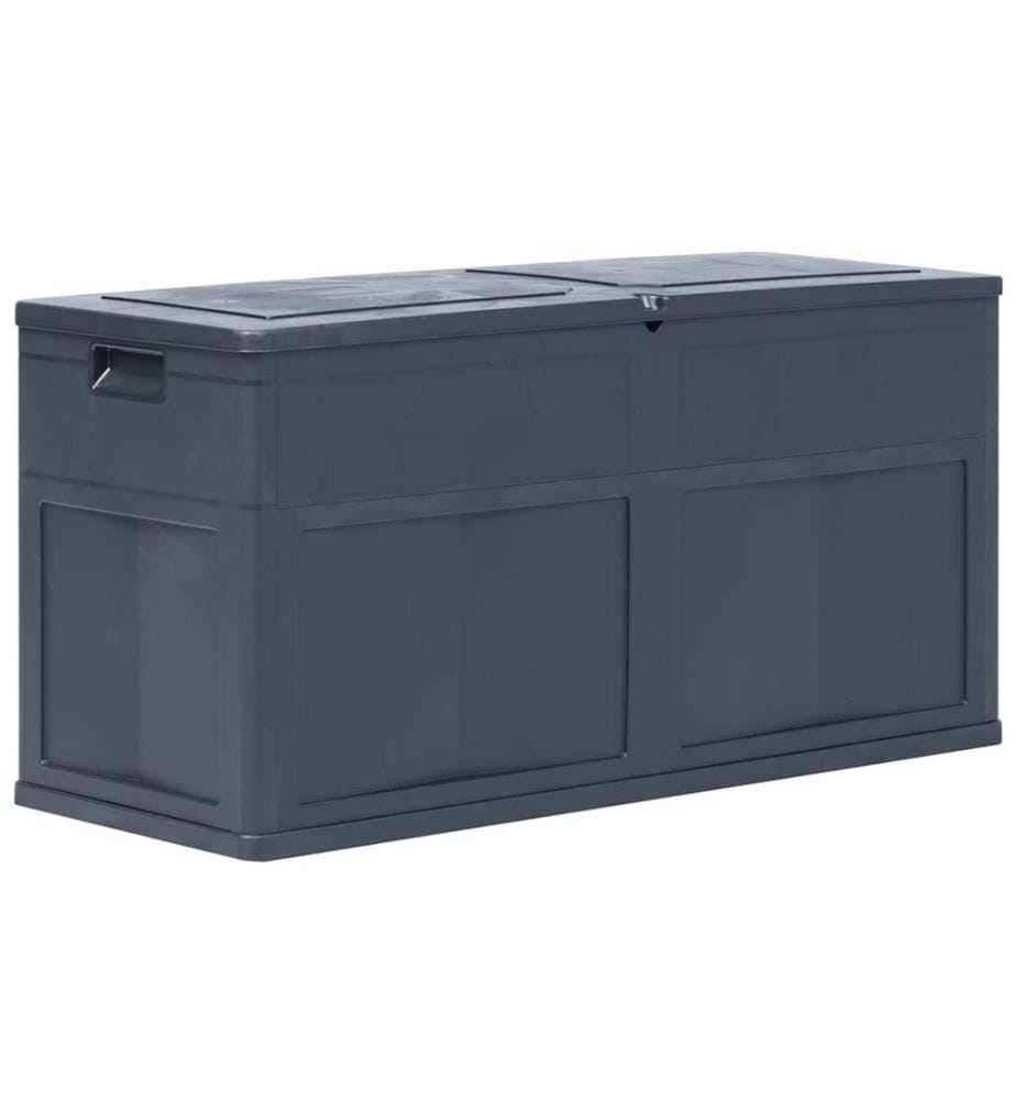 Garten-Aufbewahrungsbox 320 L Schwarz