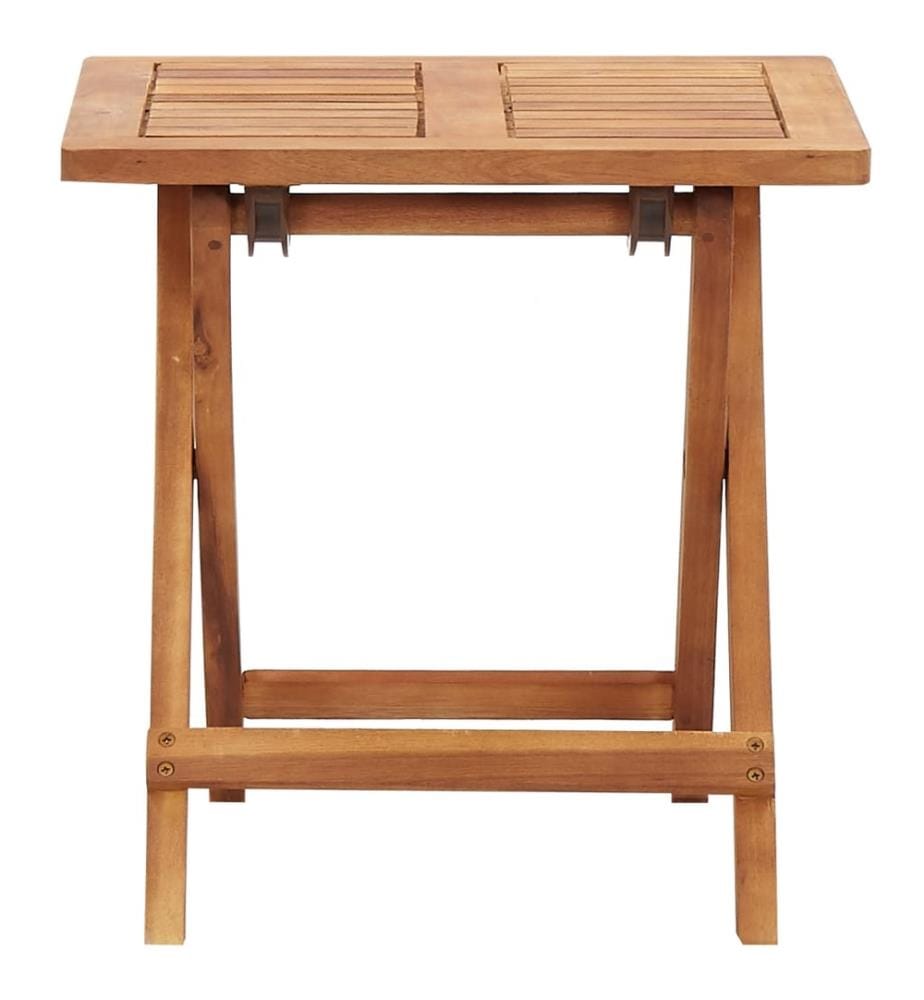 Garten-Couchtisch Klappbar 40x40x40 cm Massivholz Akazie