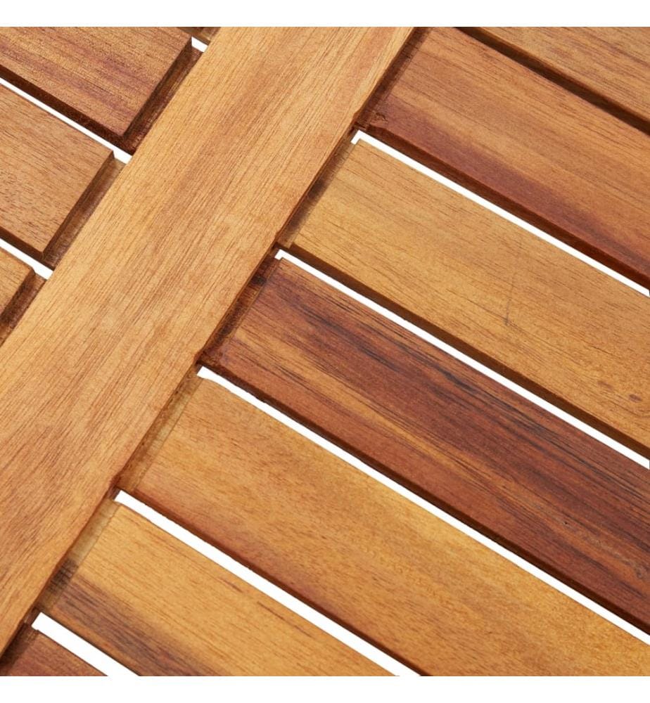 Garten-Couchtisch Klappbar 40x40x40 cm Massivholz Akazie