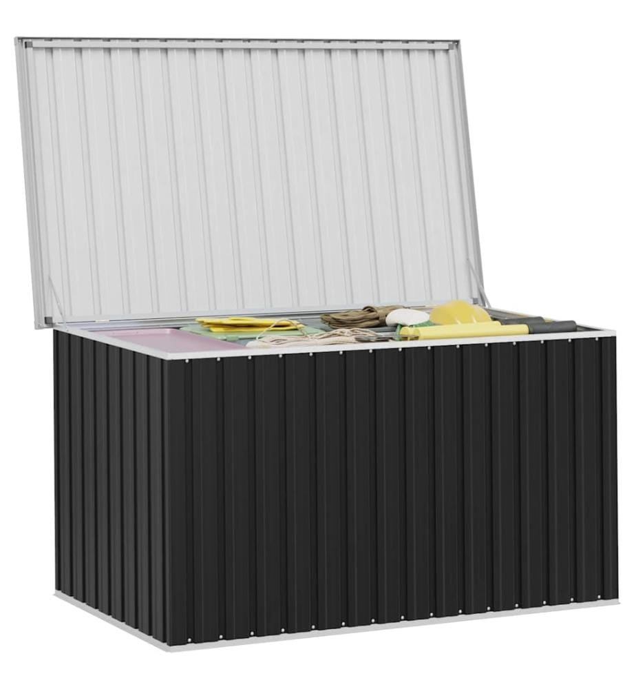 Boîte de rangement de jardin Anthracite 171x99x93 cm