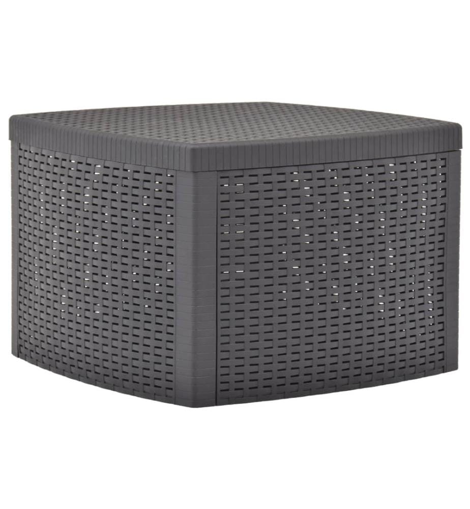 Beistelltisch Mokka 54×54×36,5 cm Kunststoff