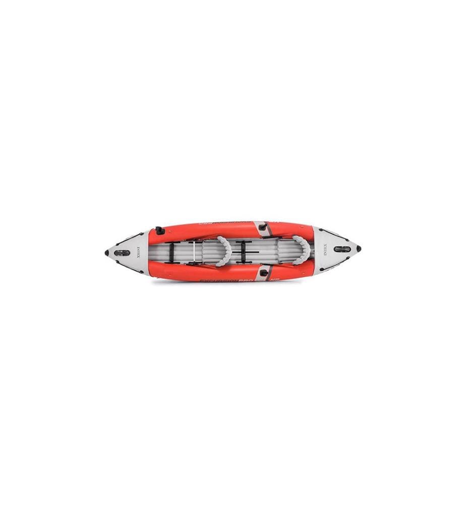 Kayak gonfiabile a 2 posti - Rosso e grigio