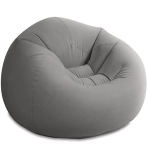 Aufblasbarer Sitzsack – Grau