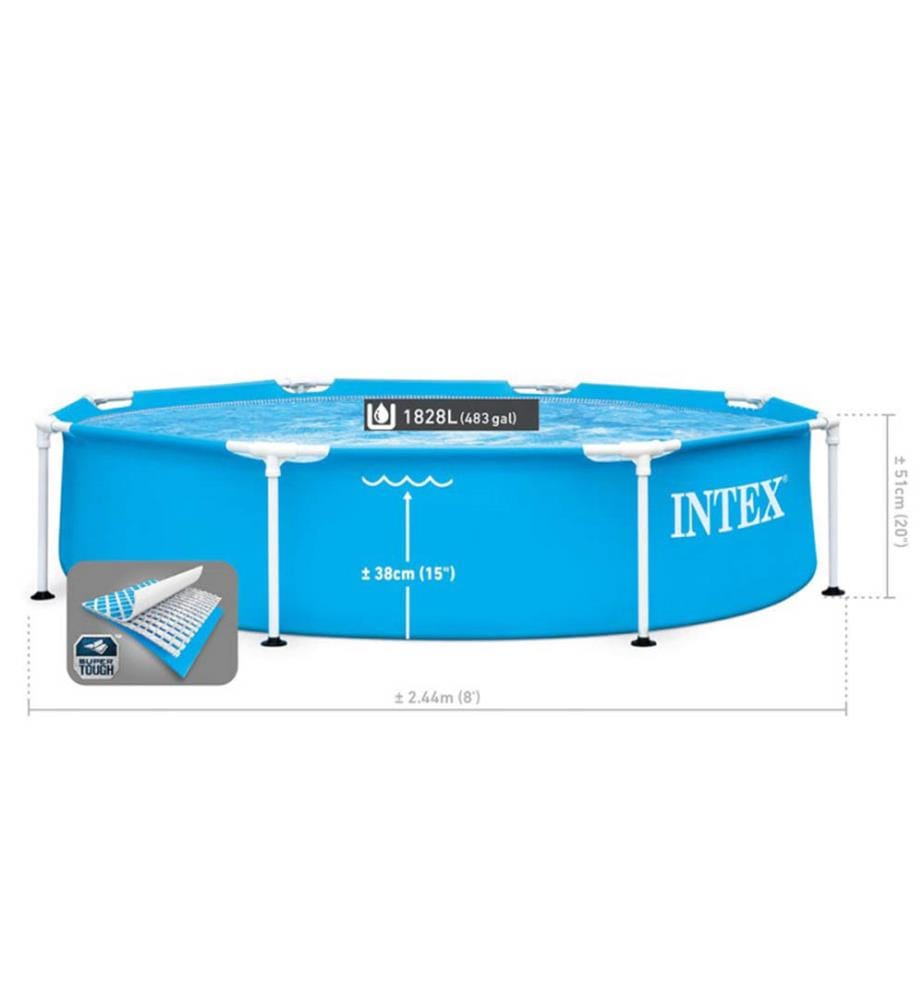 Piscina tubolare Metal Frame