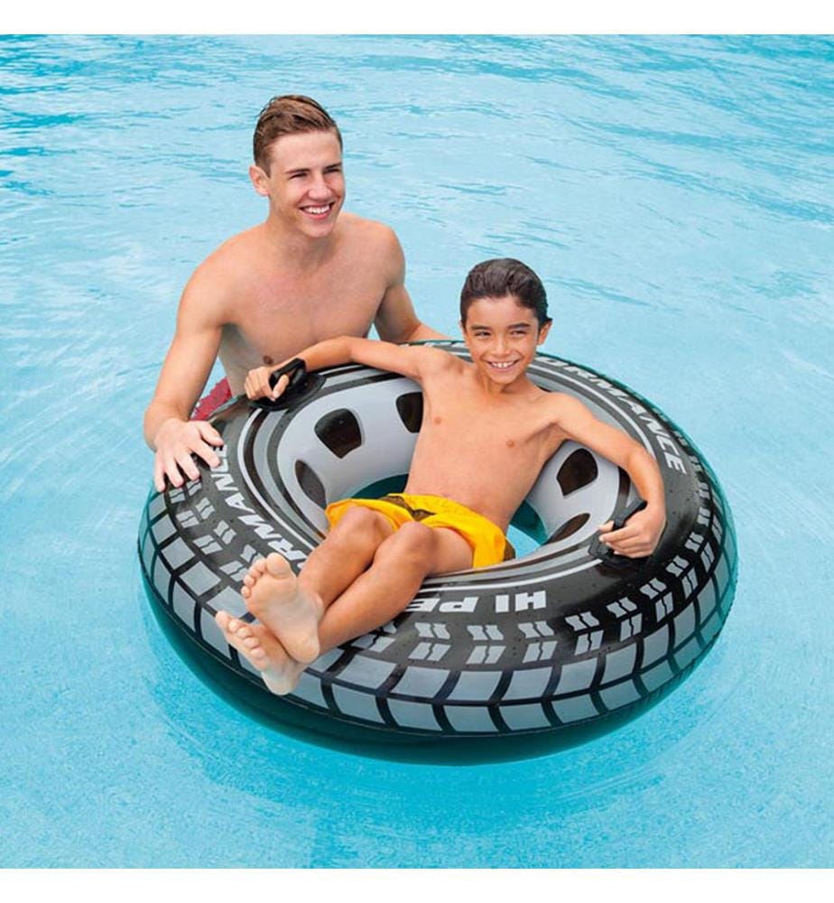 Monster-Truck-Schwimmring 114 cm – Grau