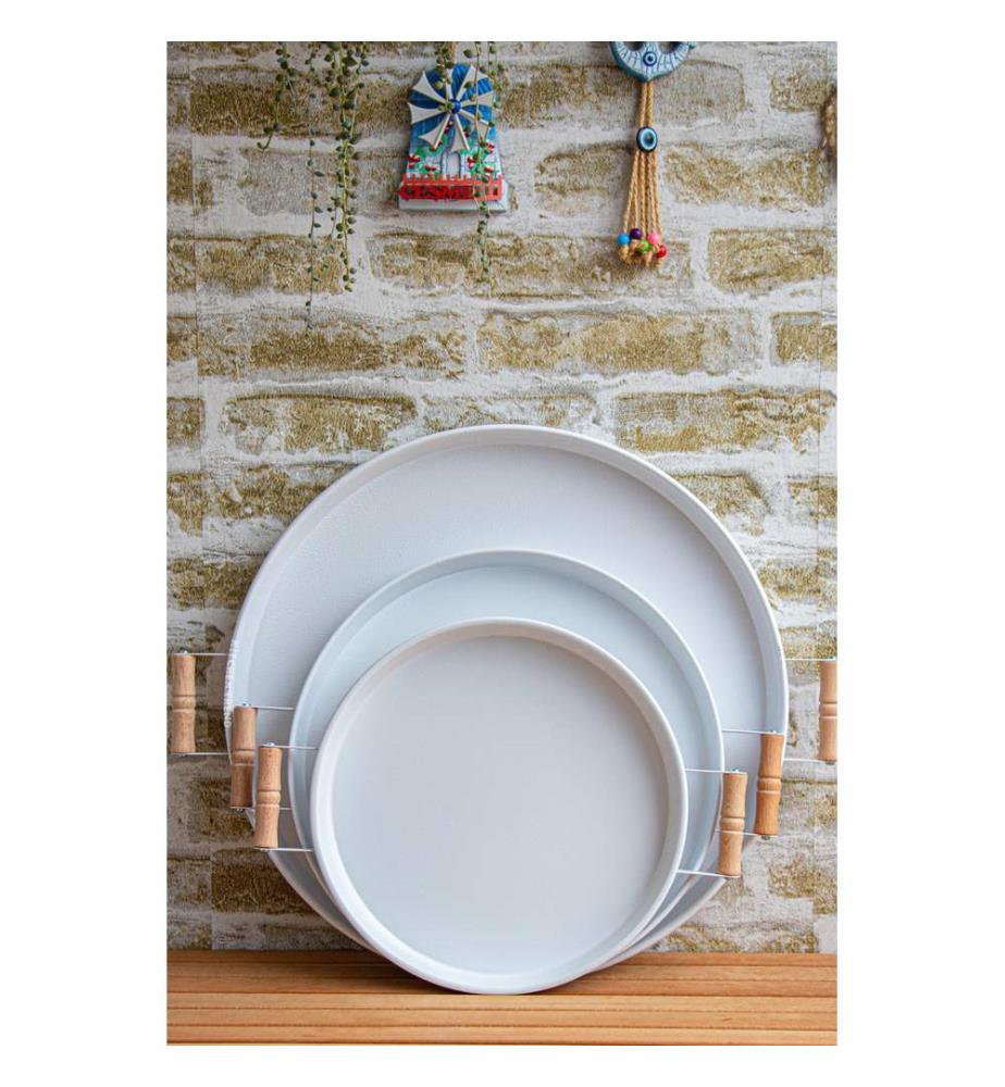 Tablett-Set (3-teilig) – Weiss
