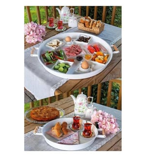 Tablett-Set (2-teilig) – Weiss