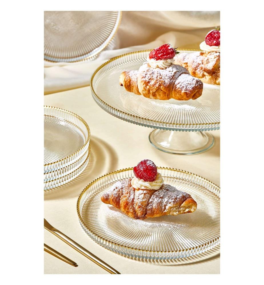 Dessertteller-Set (7-teilig) – transparent